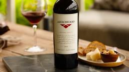 a bottle of Arrowood wine